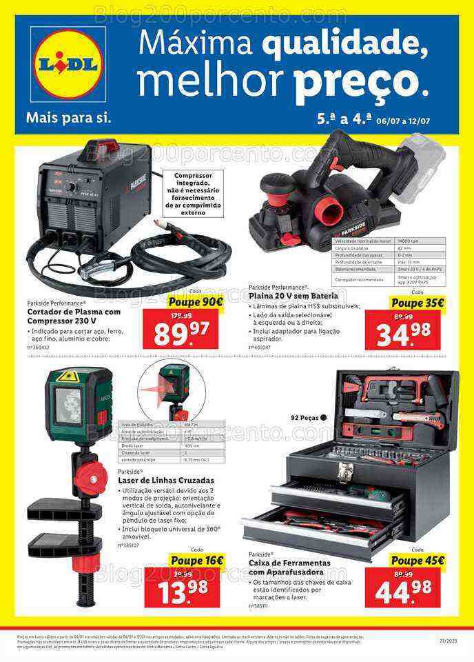 Antevisão Folheto LIDL Extra Promoções de 6 a 12 julho