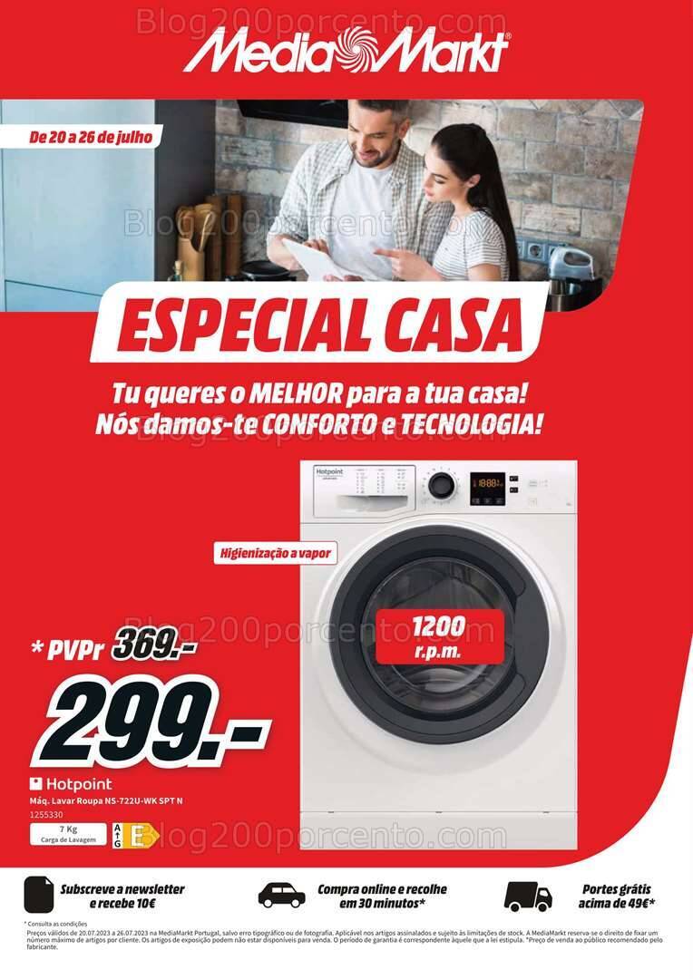 Antevisão Folheto MEDIA MARKT Especial Casa Promoções de 20 a 26 julho