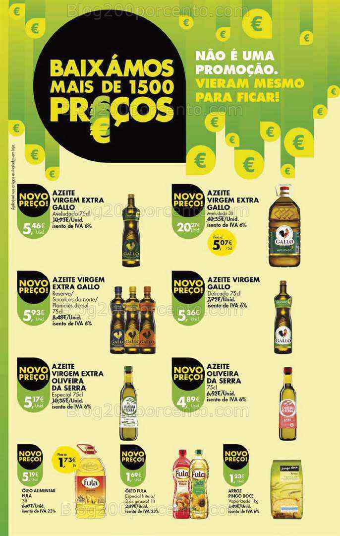 Antevisão Folheto PINGO DOCE Promoções Fim de Semana - 21 a 24 julho