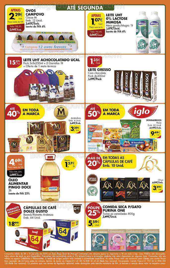 Antevisão Folheto PINGO DOCE Promoções Fim de Semana - 28 a 31 julho