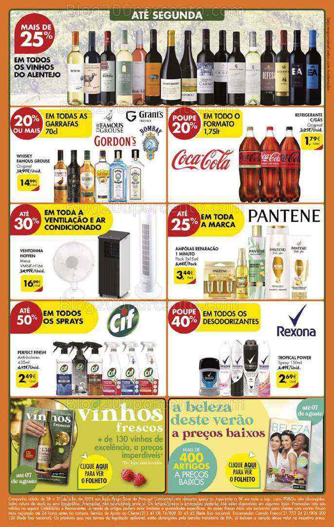 Antevisão Folheto PINGO DOCE Promoções Fim de Semana - 28 a 31 julho