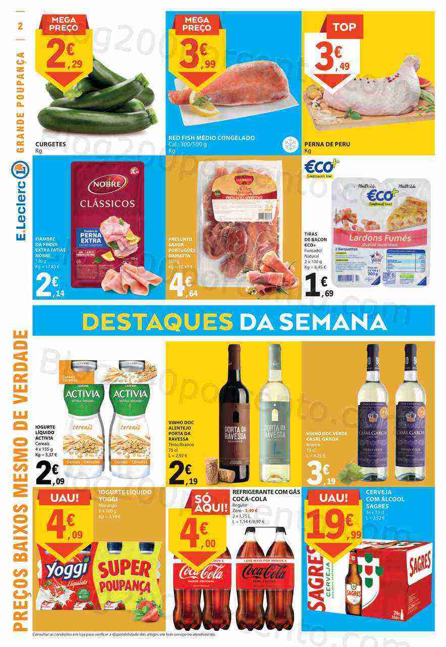 Antevisão Folheto E-LECLERC Promoções de 2 a 8 março