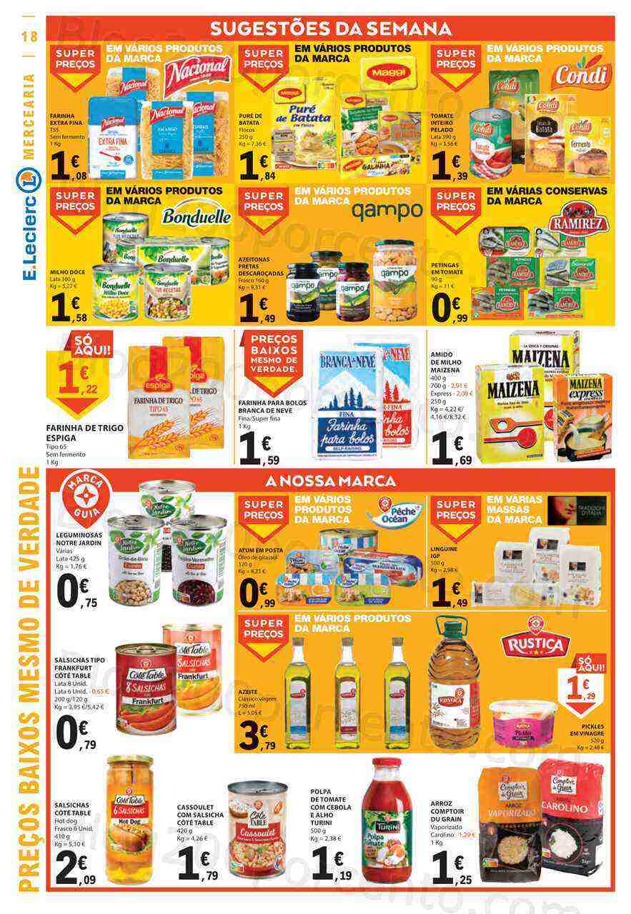 Antevisão Folheto E-LECLERC Promoções de 2 a 8 março