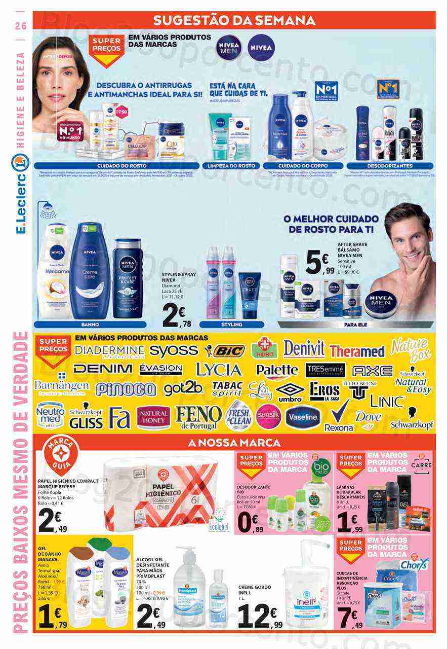 Antevisão Folheto E-LECLERC Promoções de 2 a 8 março