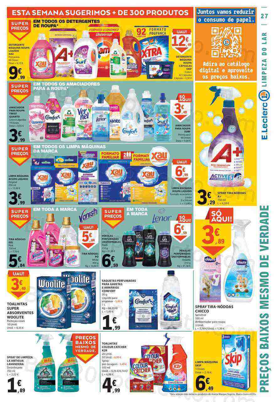 Antevisão Folheto E-LECLERC Promoções de 2 a 8 março