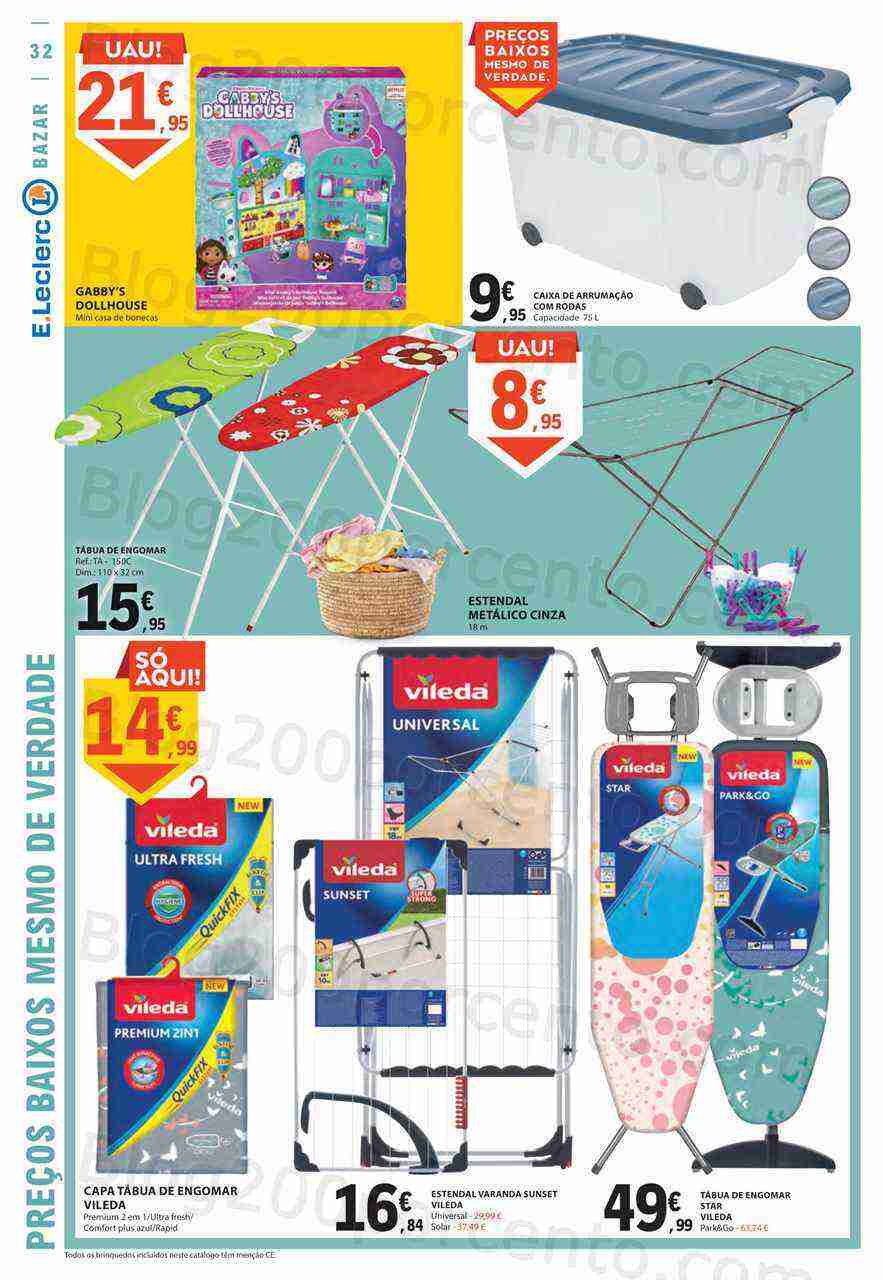 Antevisão Folheto E-LECLERC Promoções de 2 a 8 março