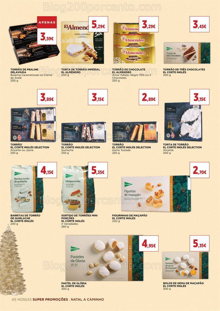 Antevisão Folheto EL CORTE INGLÉS Promoções 3 a 16 novembro