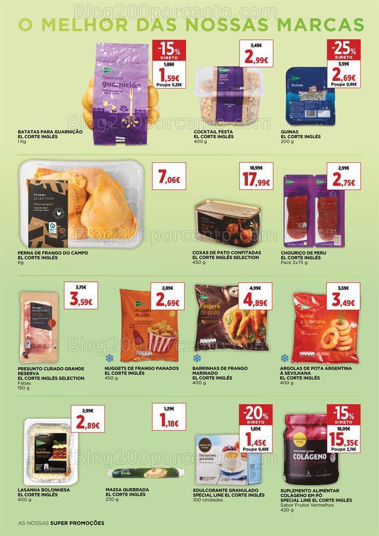 Antevisão Folheto EL CORTE INGLÉS Promoções 3 a 16 novembro