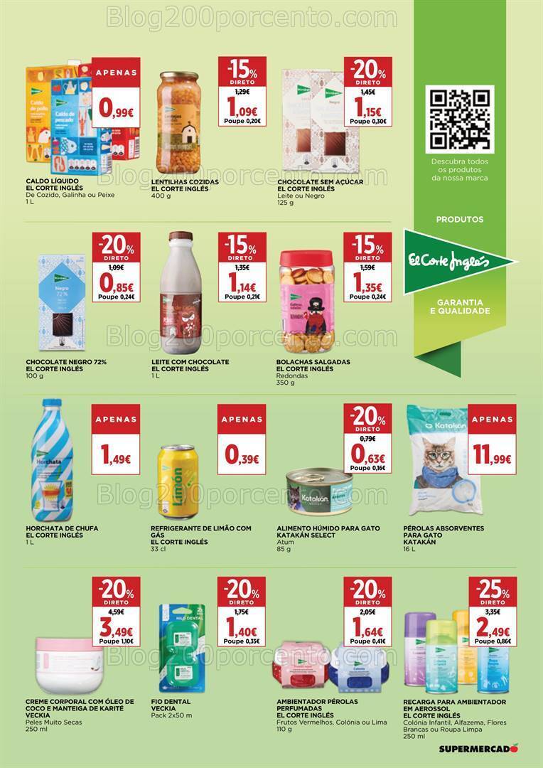 Antevisão Folheto EL CORTE INGLÉS Promoções 3 a 16 novembro