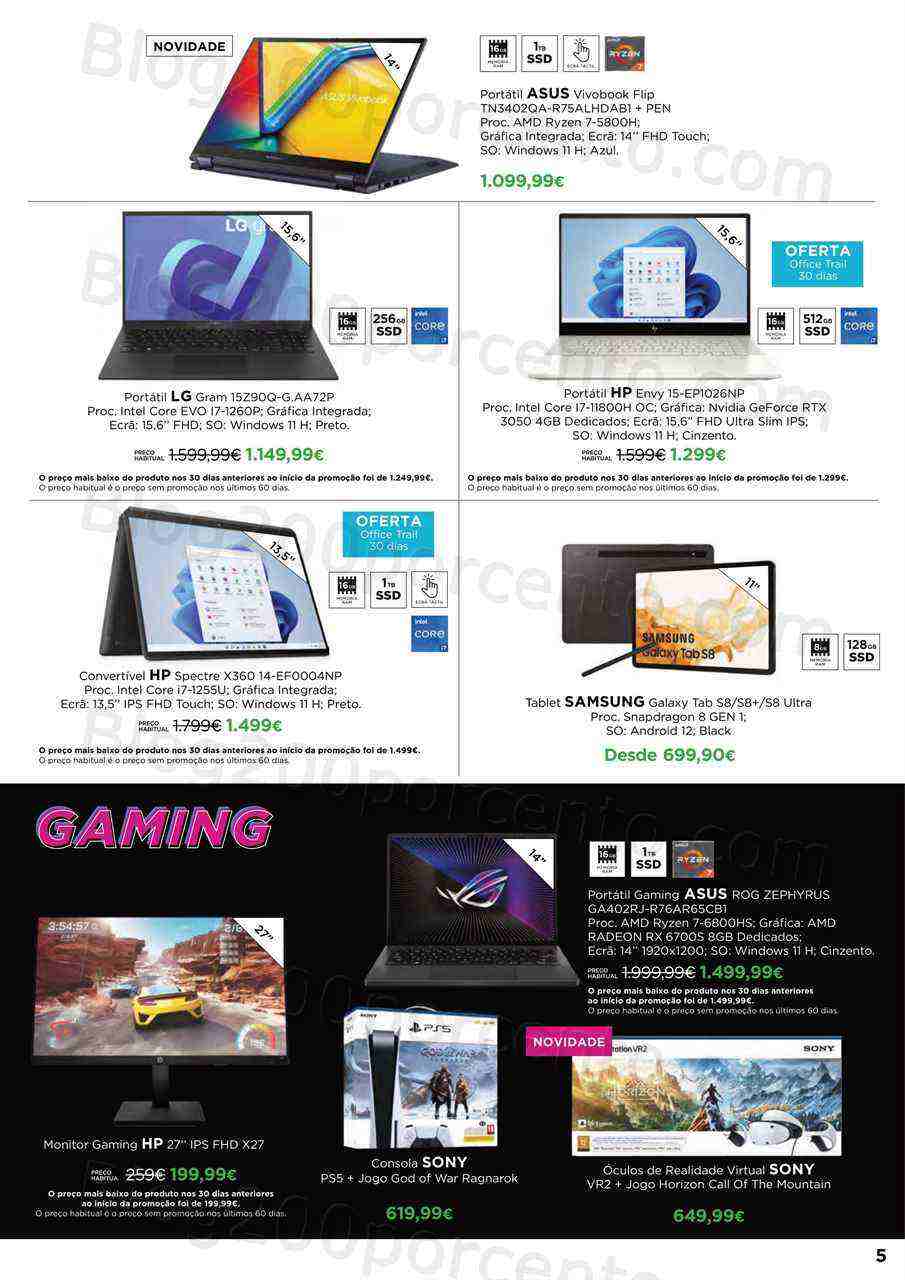 Antevisão Folheto EL CORTE INGLÉS Tecnologia Promoções de 3 a 19 março