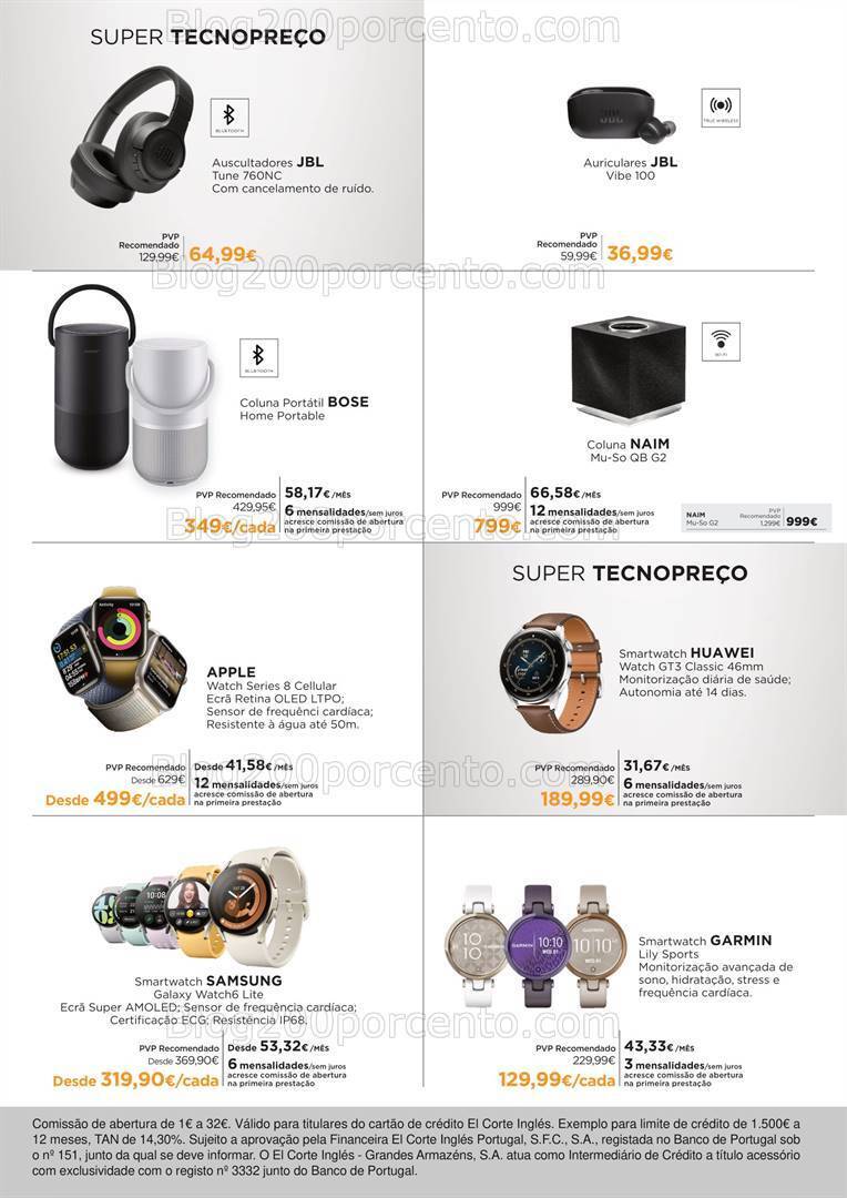 Antevisão Folheto EL CORTE INGLÉS Black Friday Promoções de 6 a 12 novembro