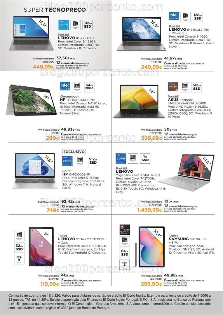 Antevisão Folheto EL CORTE INGLÉS Black Friday Promoções de 6 a 12 novembro