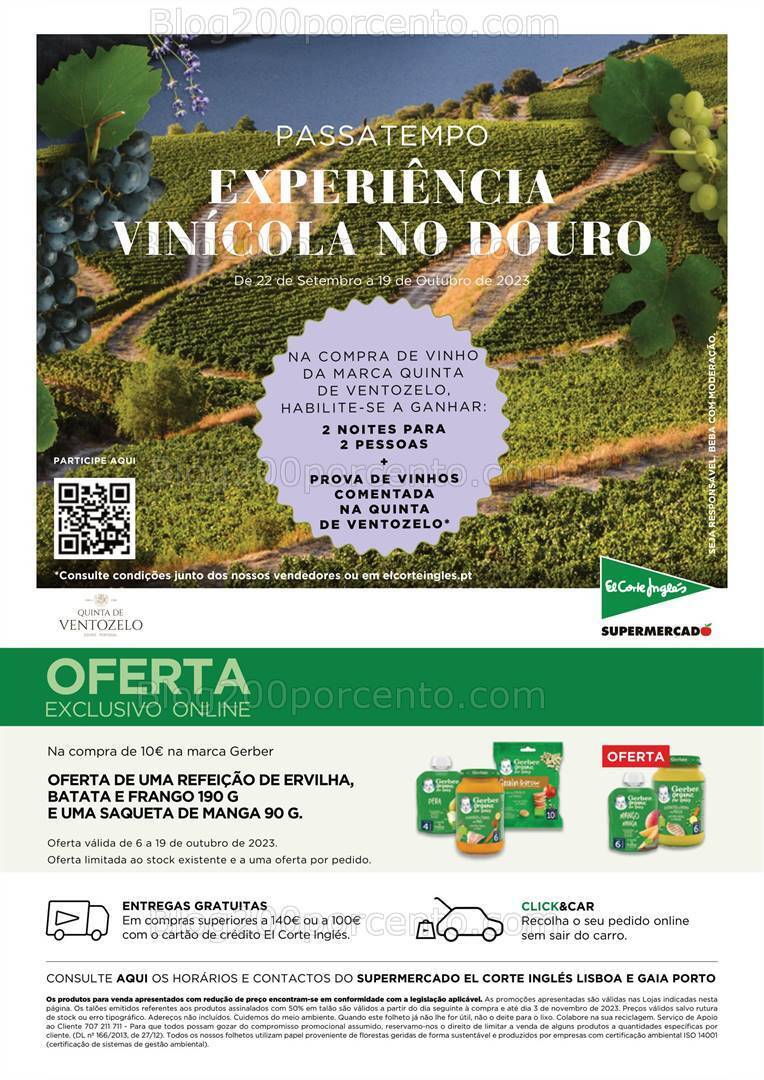 Antevisão Folheto EL CORTE INGLÉS Promoções de 6 a 19 outubro