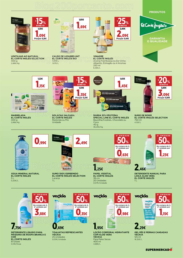 Antevisão Folheto EL CORTE INGLÉS Promoções de 9 a 22 maio
