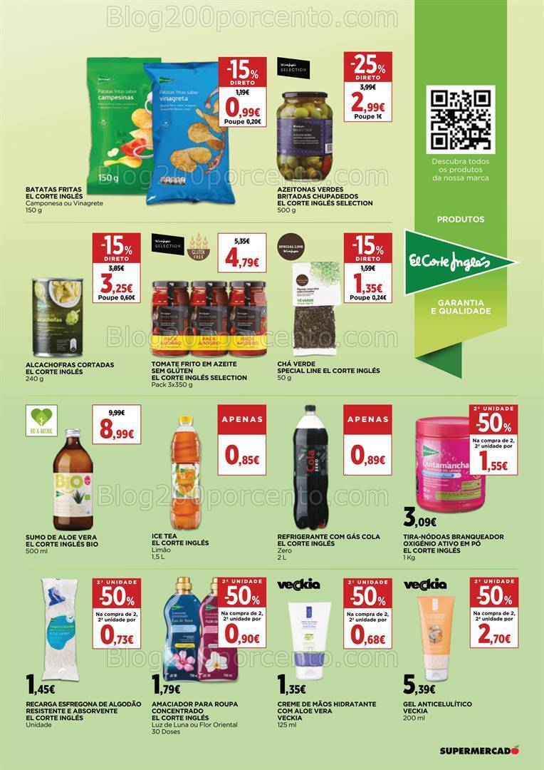 Antevisão Folheto EL CORTE INGLÉS Promoções 1 a 18 abril