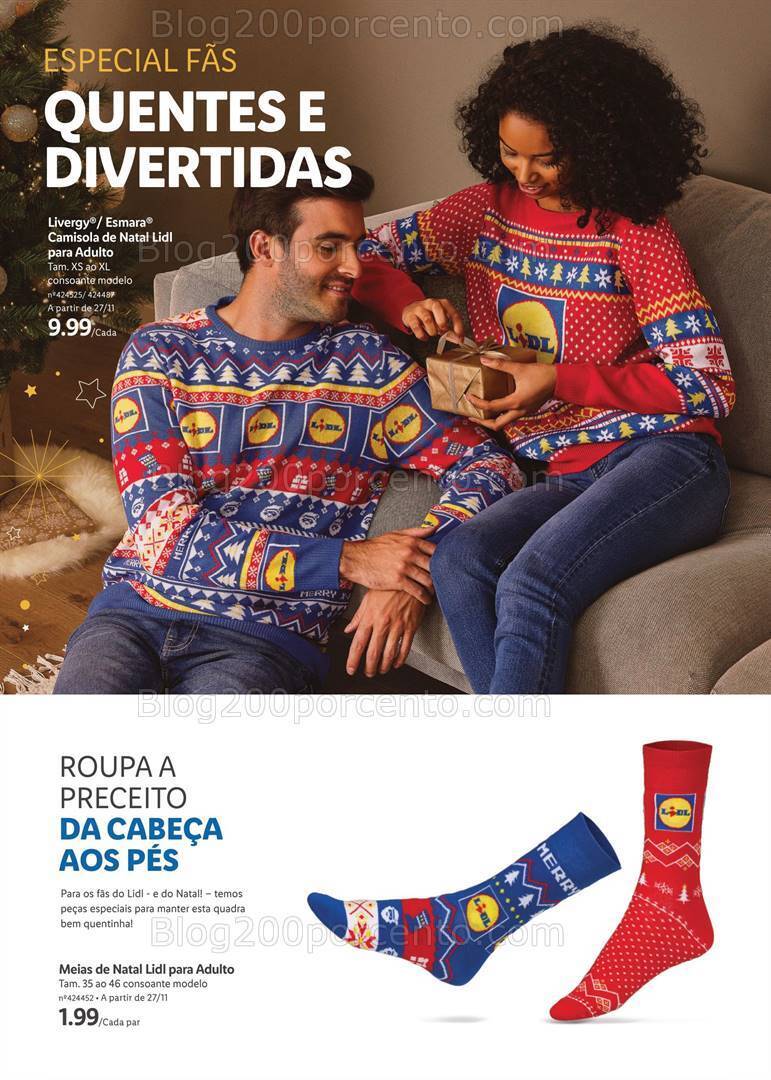 Antevisão Folheto LIDL Natal Promoções a partir de 2 novembro