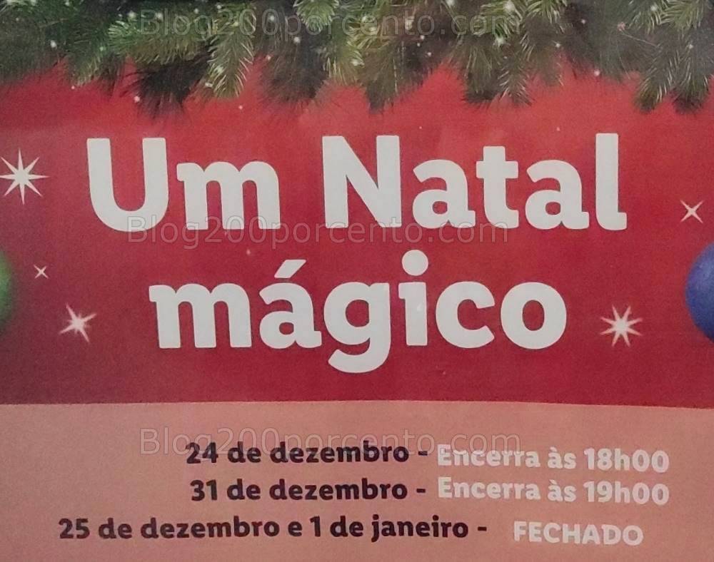 ALERTA - LIDL aqui está o horário de Natal e Ano Novo!