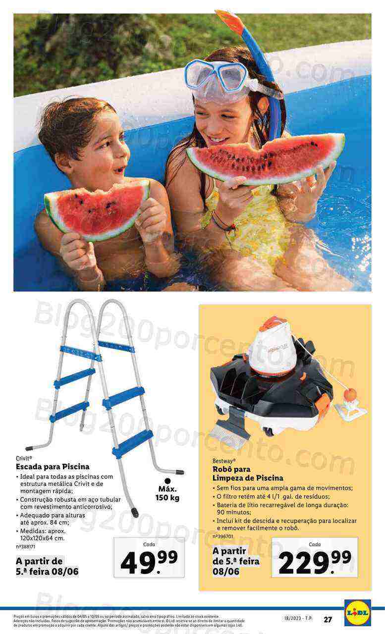 Antevisão Folheto LIDL Verão Promoções a partir de 8 junho
