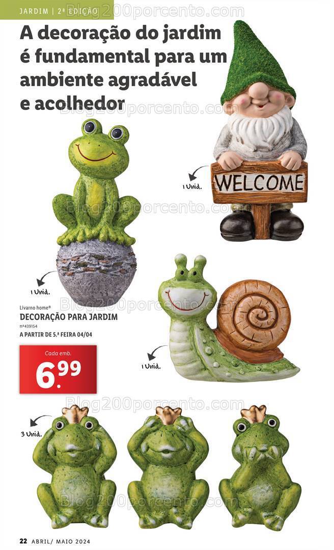 Antevisão Folheto LIDL Jardim Promoções a partir de 1 abril