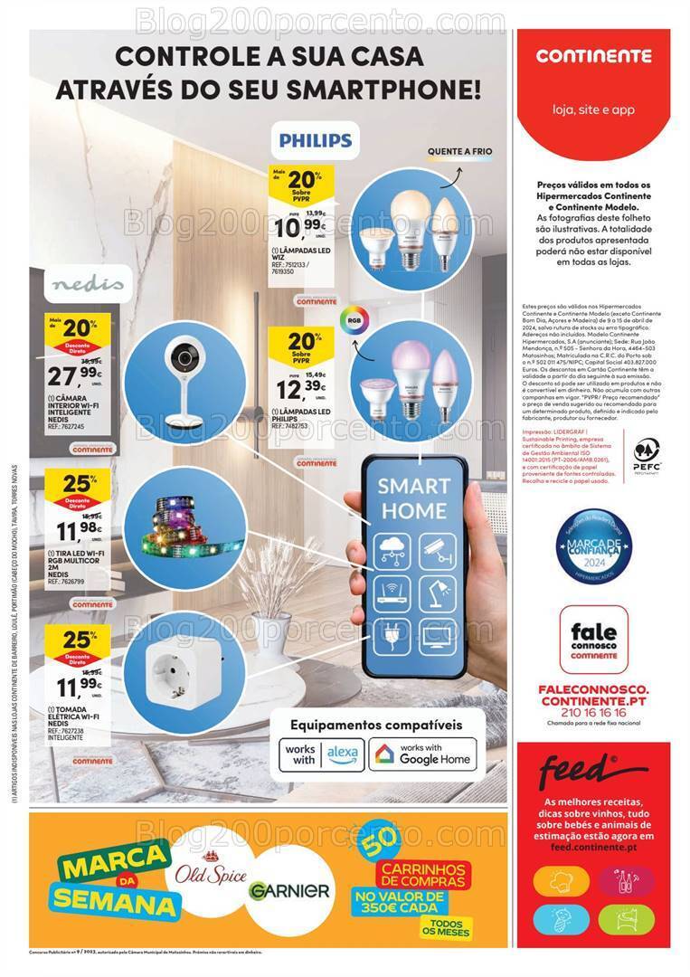 Antevisão Folheto CONTINENTE Promoções de 9 a 15 abril