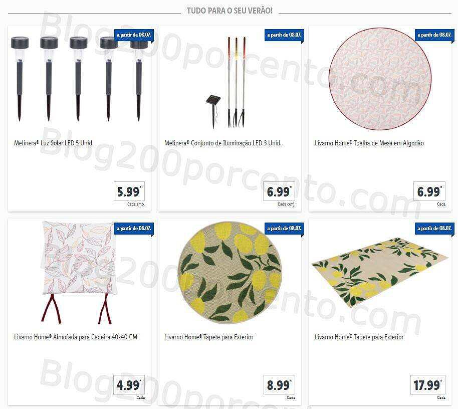 Lidl Bazar Promoções a partir de 8 julho