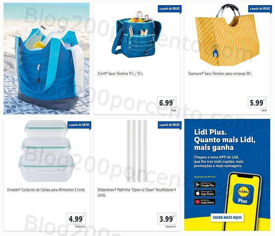 Lidl Bazar Promoções a partir de 8 julho