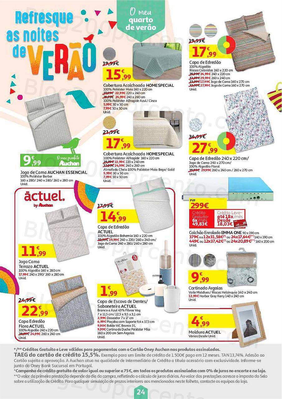 Auchan Antevisão Folheto Verão 15 a 24 junho