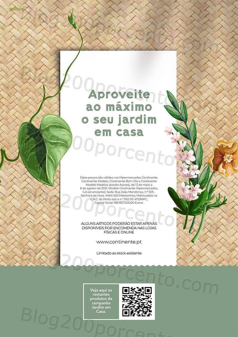 Continente catálogo Jardim 2021