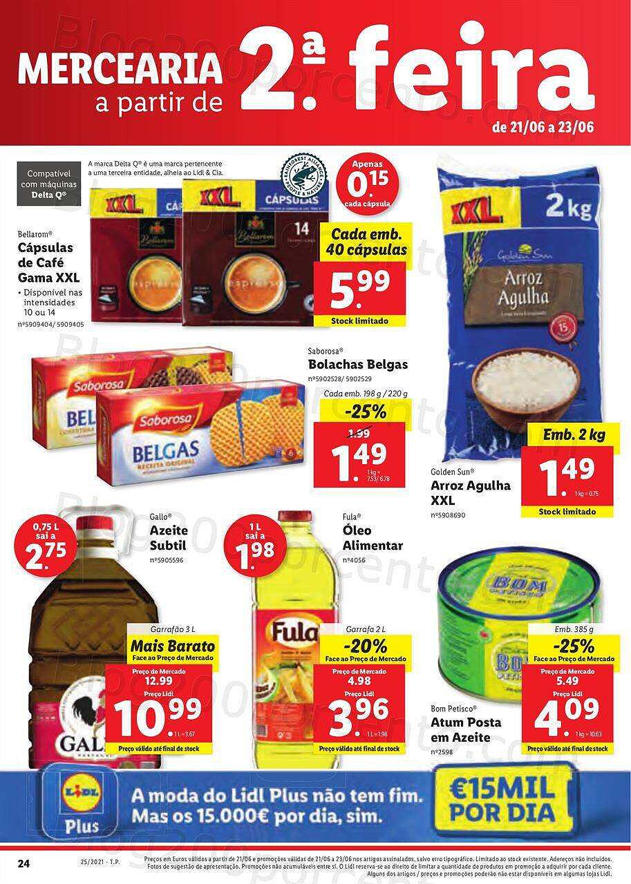 Antevisão Folheto Lidl Promoções de 21 a 27 junho