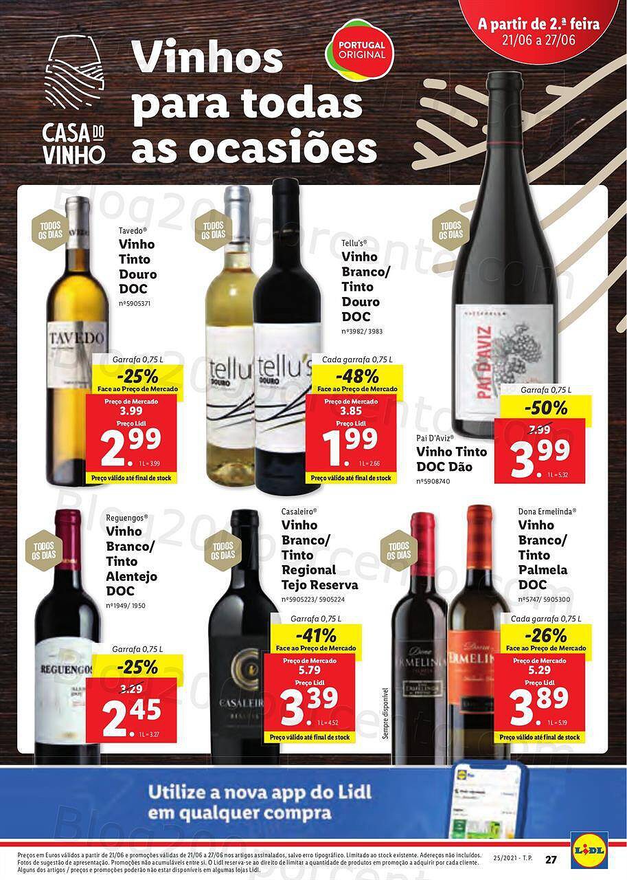 Antevisão Folheto Lidl Promoções de 21 a 27 junho
