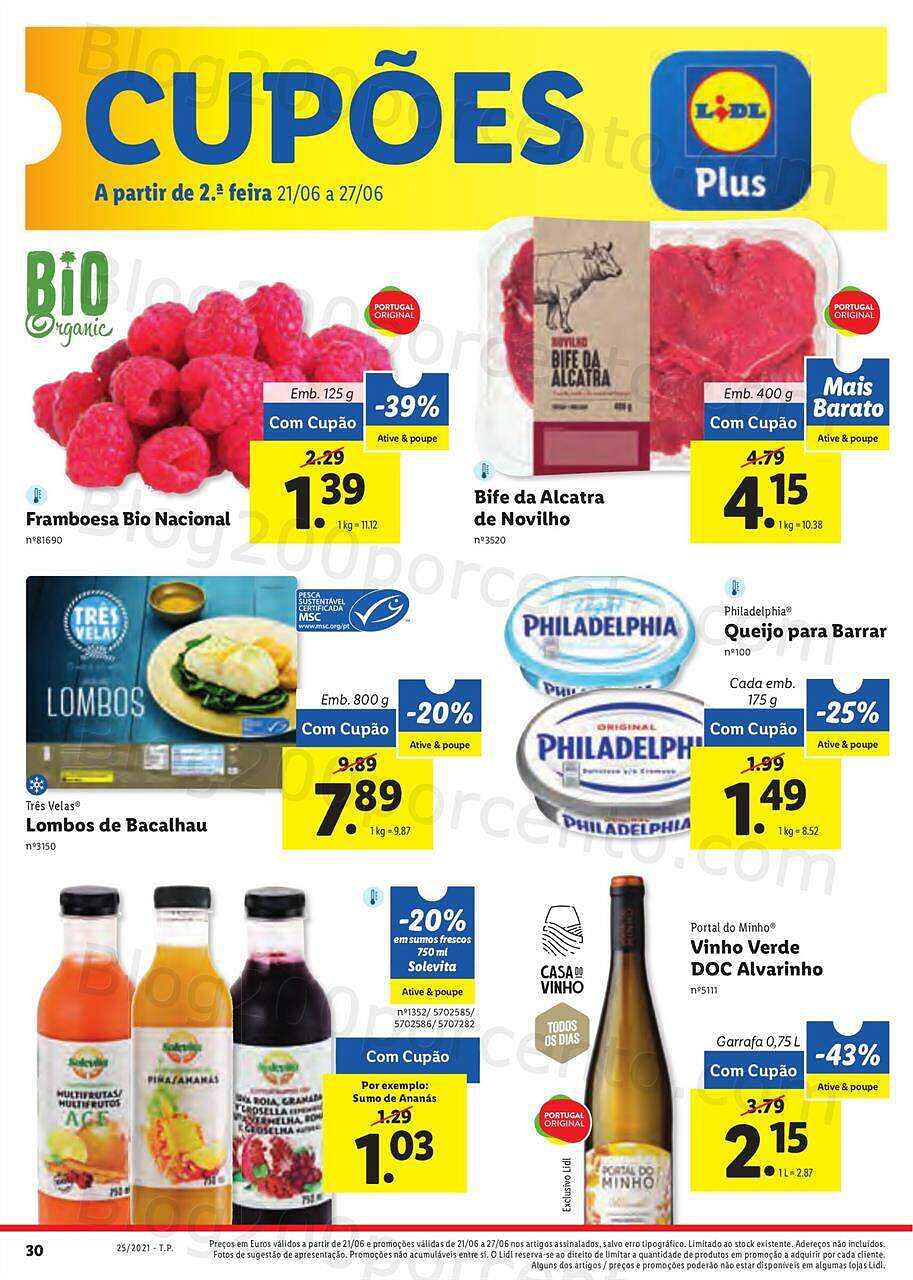 Antevisão Folheto Lidl Promoções de 21 a 27 junho