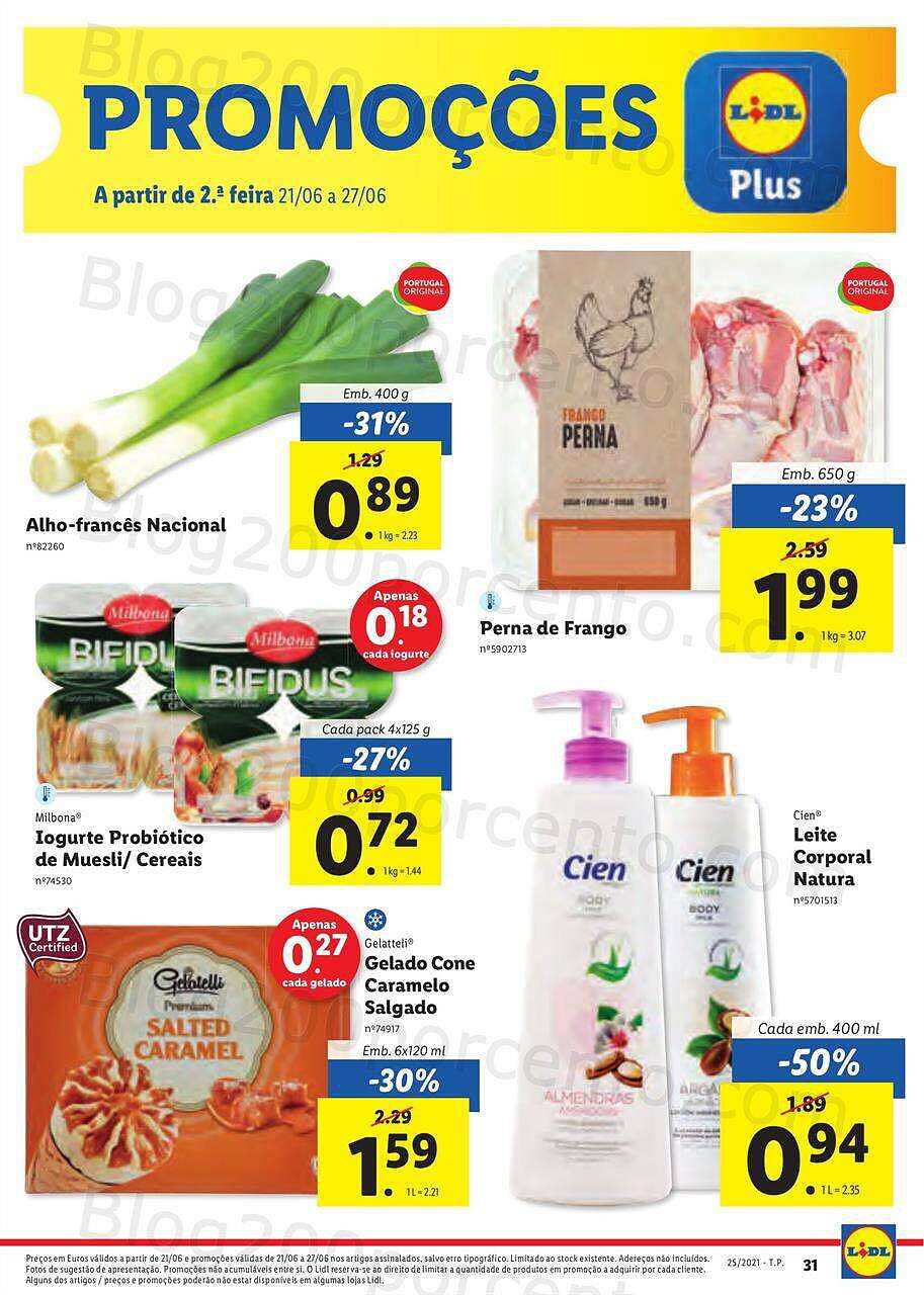 Antevisão Folheto Lidl Promoções de 21 a 27 junho