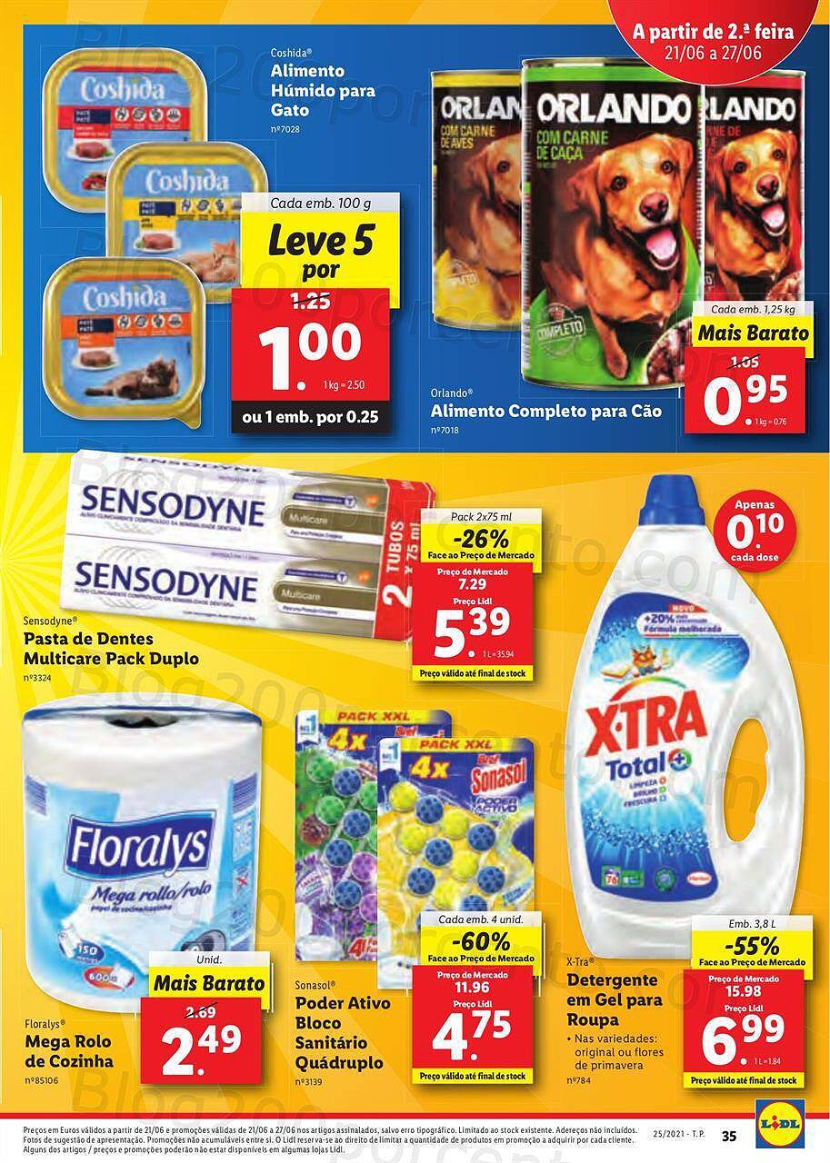 Antevisão Folheto Lidl Promoções de 21 a 27 junho