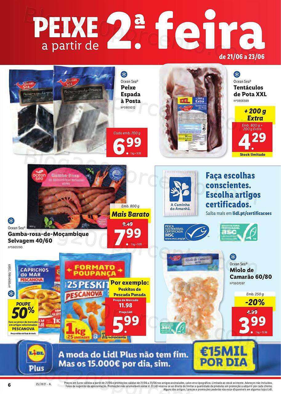 Antevisão Folheto Lidl Promoções de 21 a 27 junho