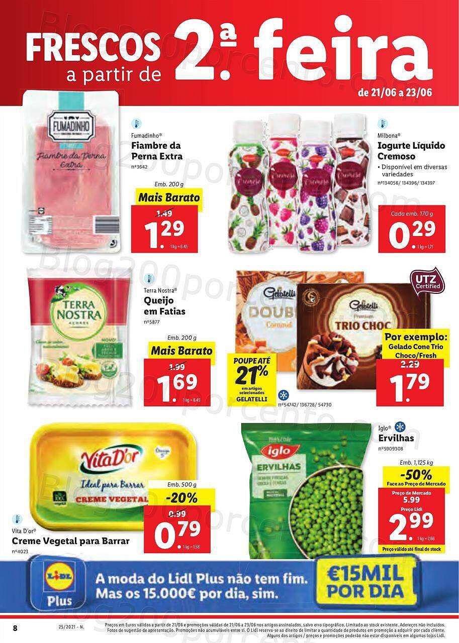 Antevisão Folheto Lidl Promoções de 21 a 27 junho