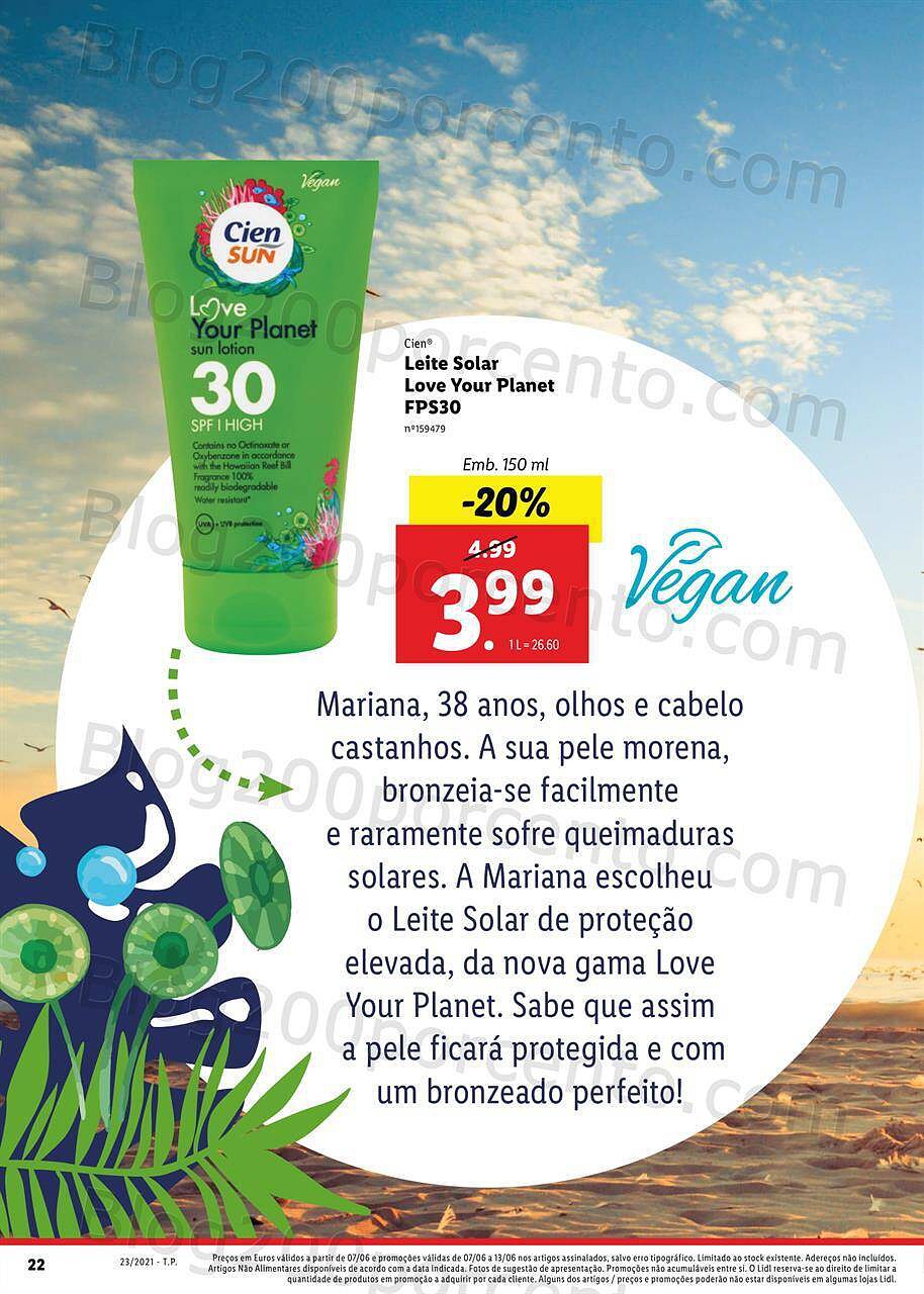 Lidl Especial Sol Praia Verão