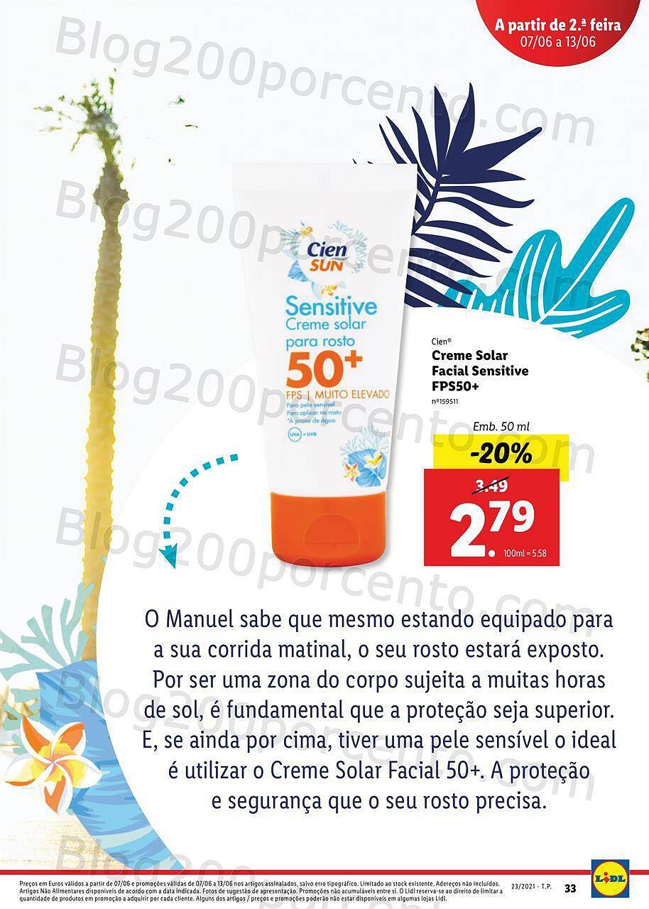 Lidl Especial Sol Praia Verão