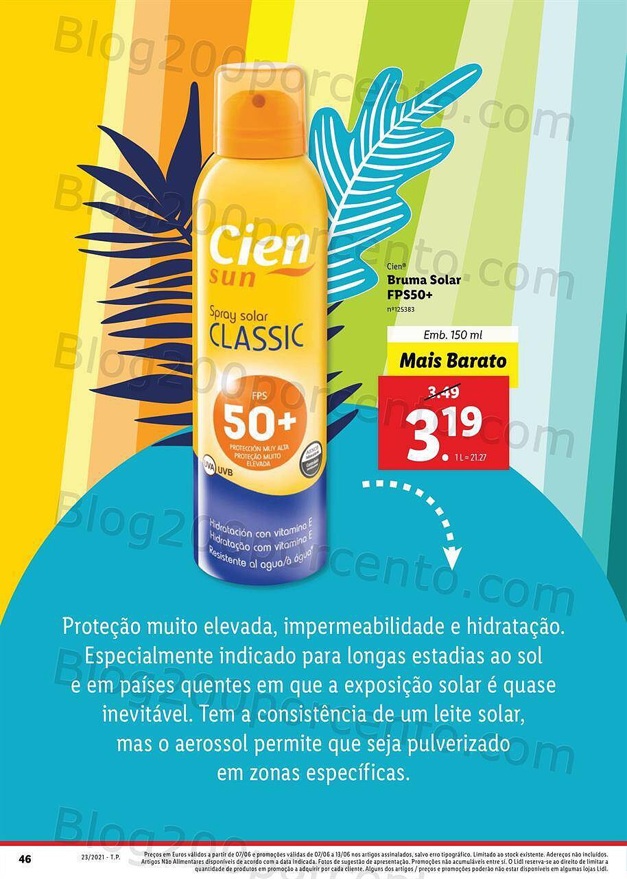 Lidl Especial Sol Praia Verão