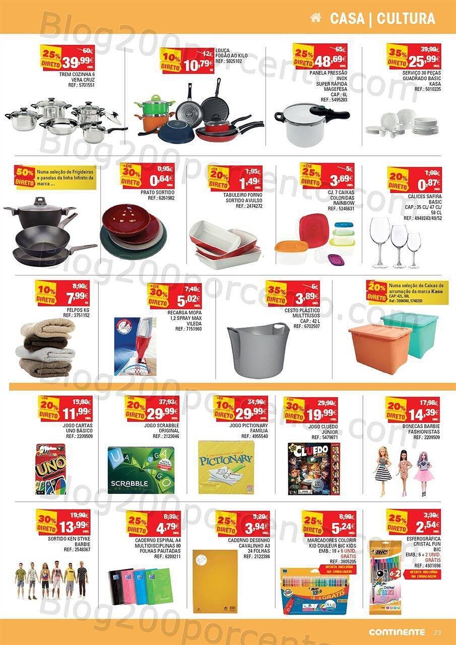 Folheto Continente Açores