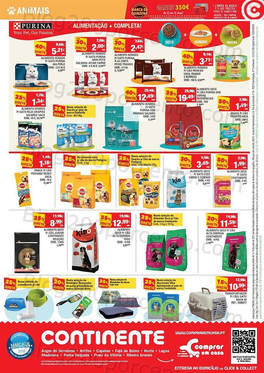 Folheto Continente Açores