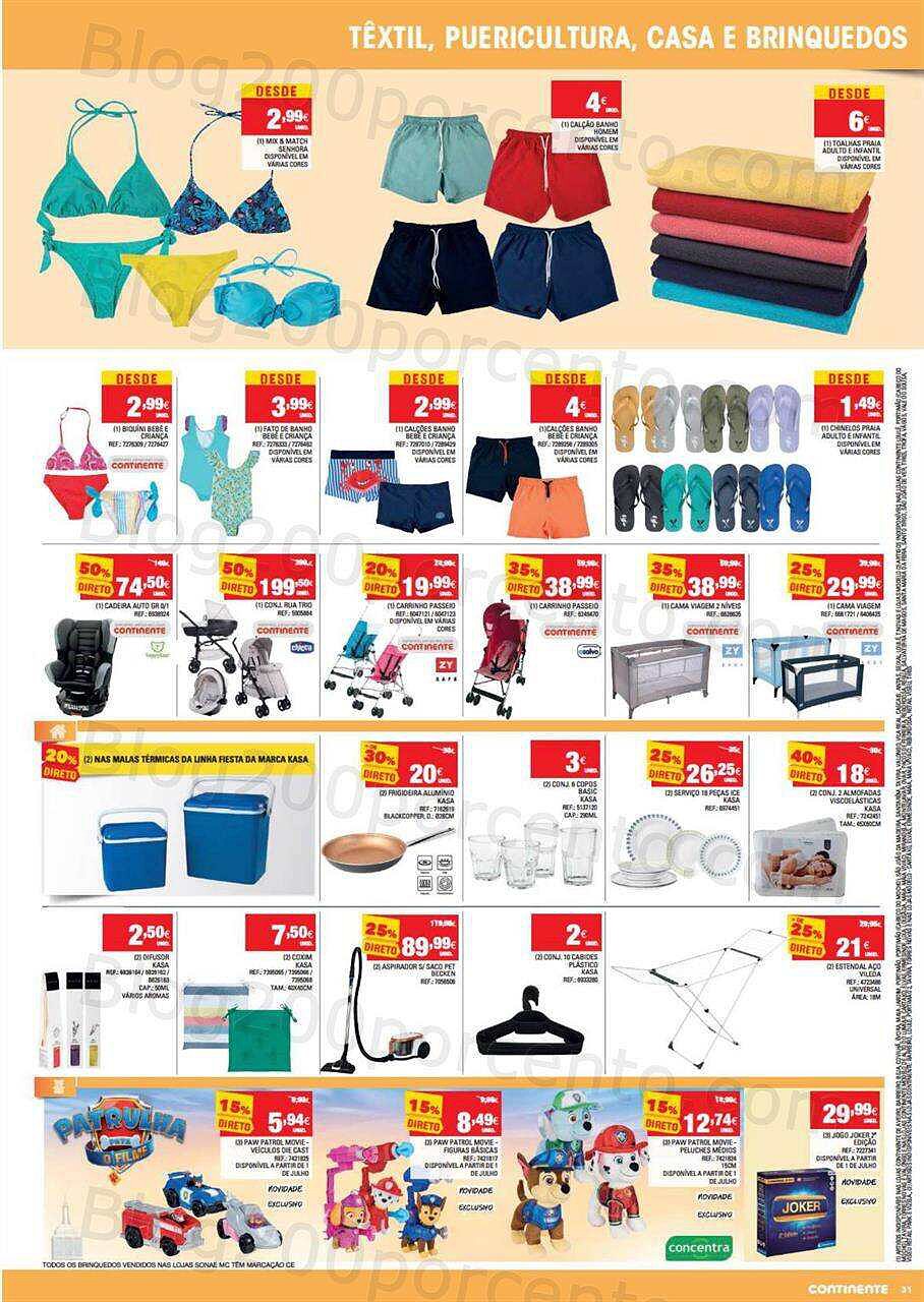 Folheto Continente Hiper Modelo 29 junho a 5 julho