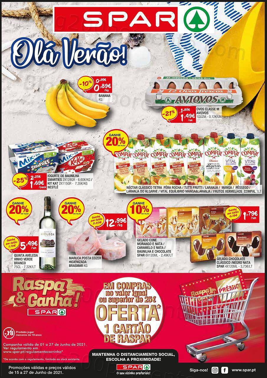 Spar 15 a 27 junho