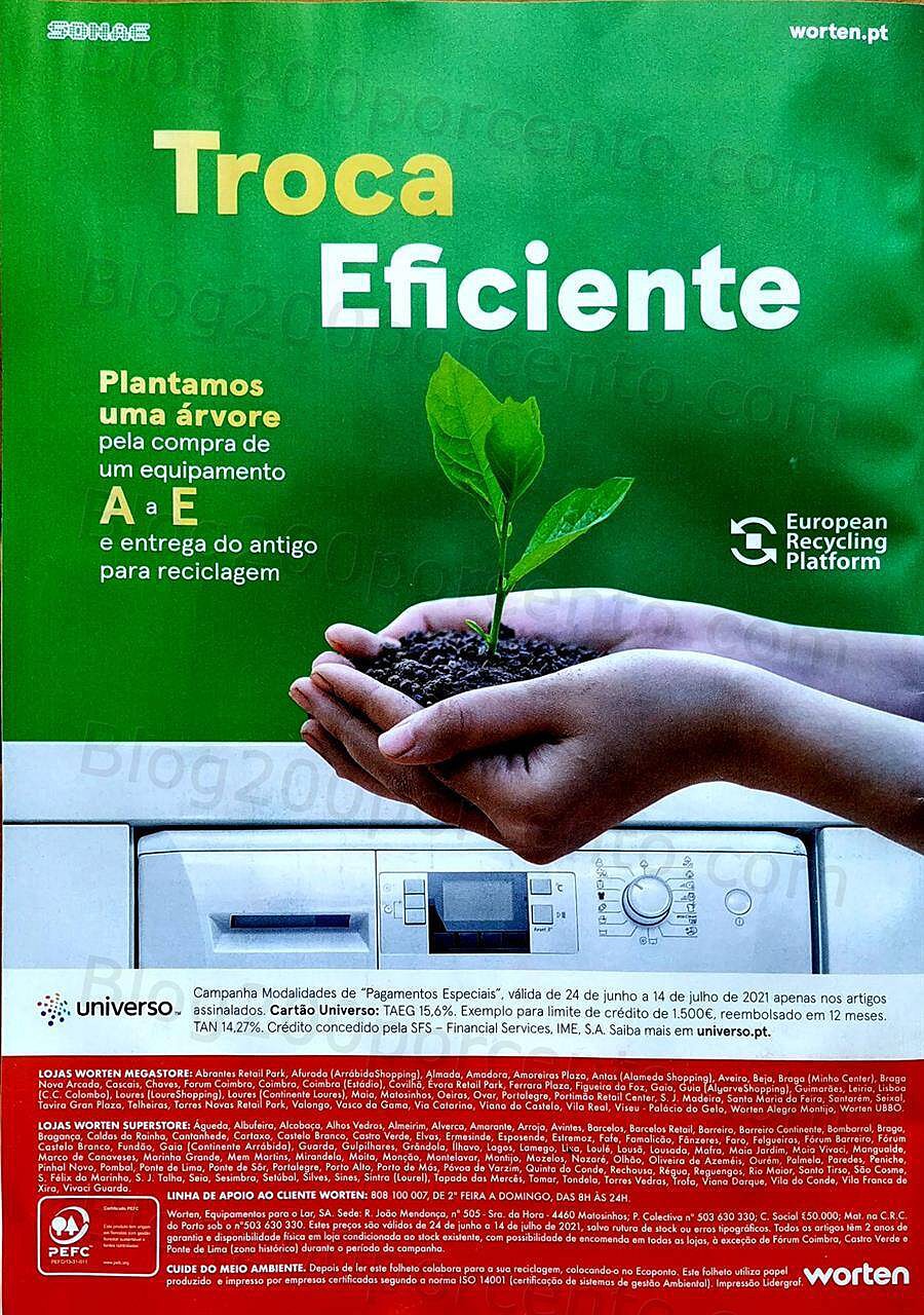 Worten 24 junho a 4 julho eficiência Energética