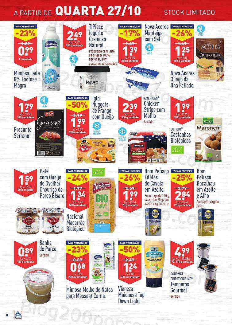 Antevisão Folheto Aldi 27 outubro a 2 novembro