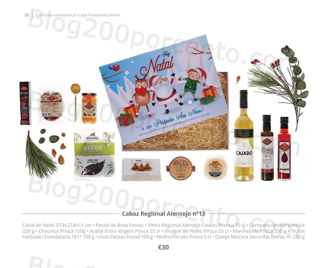 Cabazes Folheto de Natal Continente