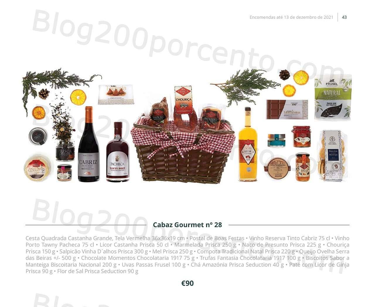 Cabazes Folheto de Natal Continente