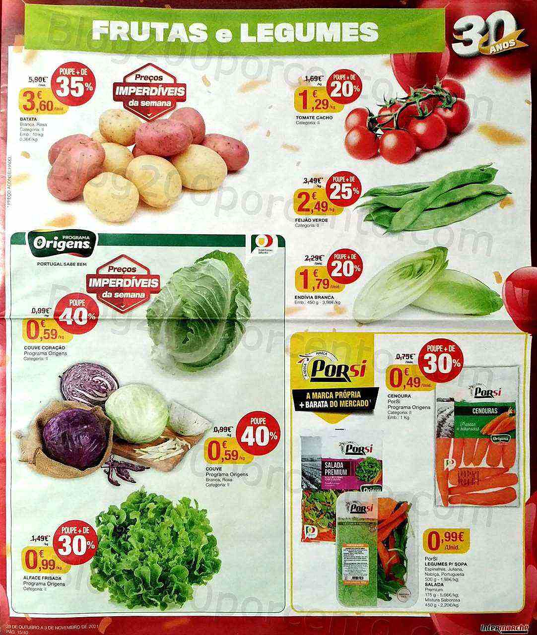 Antevisão Folheto Intermarché 28 outubro a 3 novembro