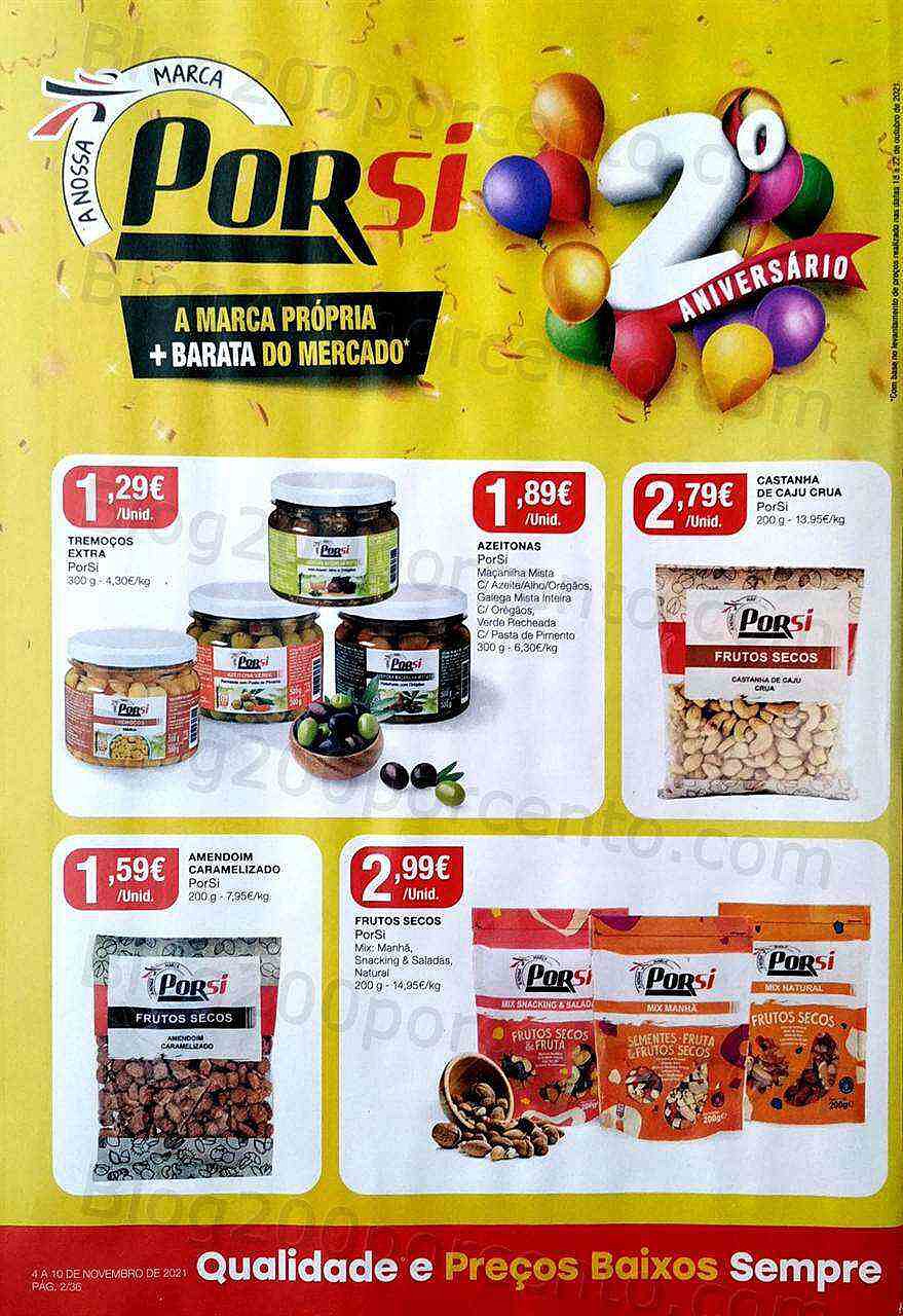 Antevisão Folheto INTERMARCHÉ Especial Porsi 50% em tudo - 4 a 10 novembro