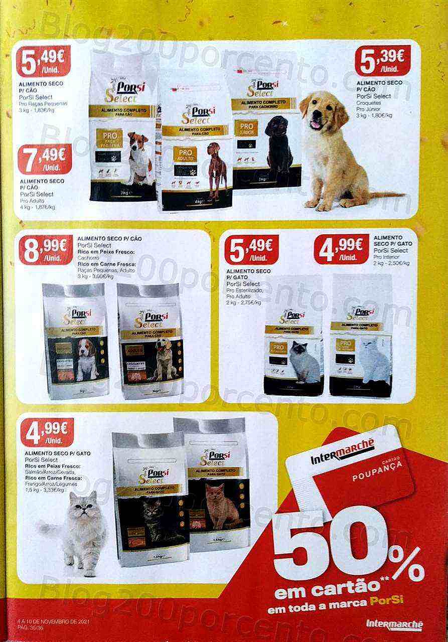 Antevisão Folheto INTERMARCHÉ Especial Porsi 50% em tudo - 4 a 10 novembro