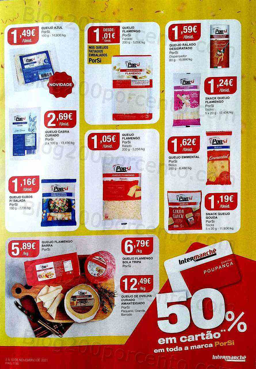 Antevisão Folheto INTERMARCHÉ Especial Porsi 50% em tudo - 4 a 10 novembro